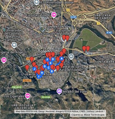 google map toledo city
